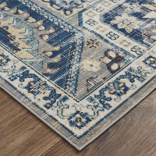 Feizy Nolan 39CDF Gray Blue Rug