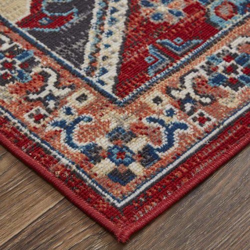 Feizy Nolan 39CDF Red Multi Rug