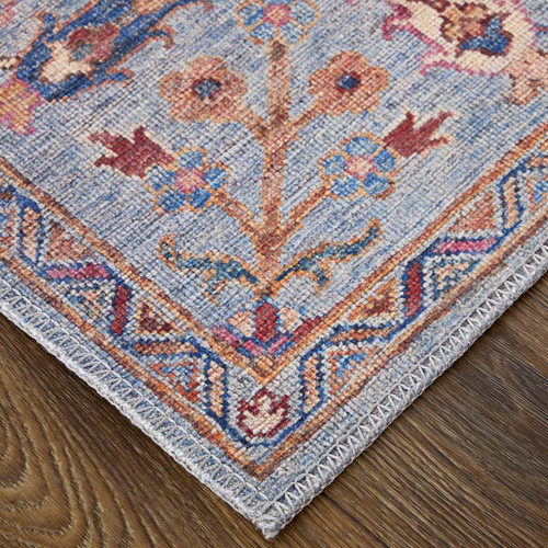 Feizy Rawlins 39HEF Light Blue Multi Rug