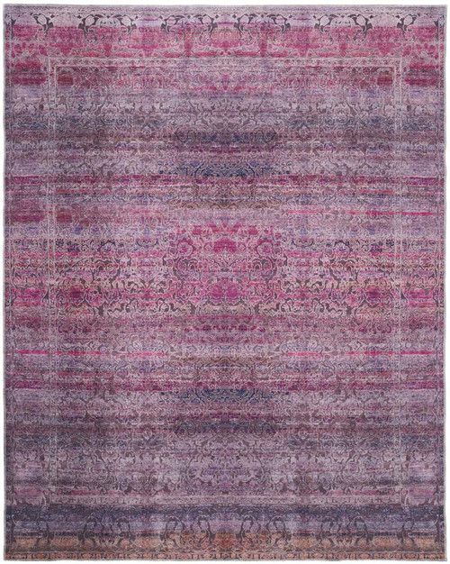 Feizy Voss 39H5F Pink Purple Rug