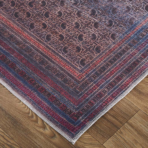 Feizy Voss 39H8F Charcoal Multi Rug
