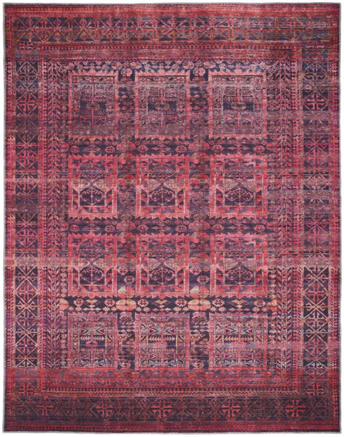 Feizy Voss 39H9F Pink Multi Rug