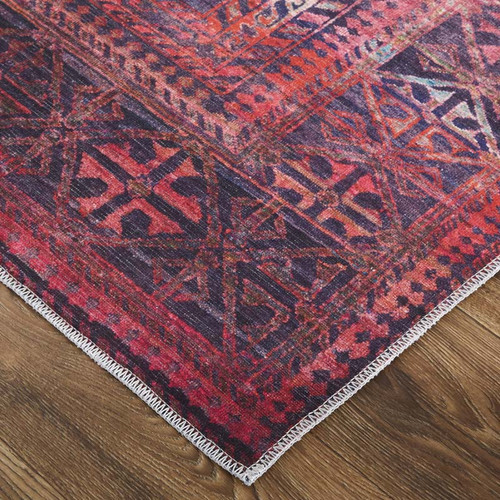 Feizy Voss 39H9F Pink Multi Rug