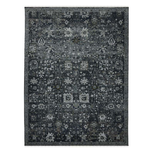 Amer Bristol BRS-31 Fareford Charcoal Gray Rust Rug