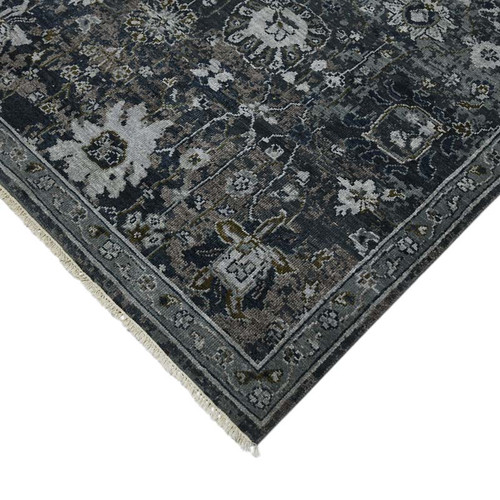 Amer Bristol BRS-31 Fareford Charcoal Gray Rust Rug