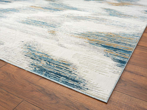 Kalaty Bliss BL-117 Ikat Blue Grey Rug