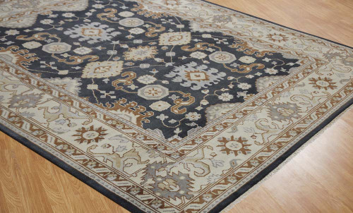 Kalaty Umbria US-109 Midnight Ivory Rug