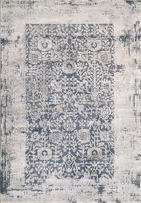 Dynamic Astro 3950 597 Blue Grey Ochre Rug