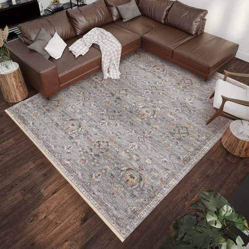 Dalyn Marbella MB4 Silver Rug