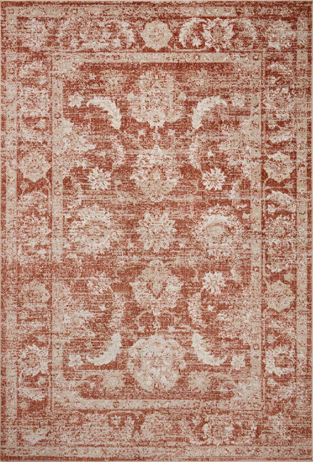 Loloi II Odette ODT-03 Rust Ivory Rug