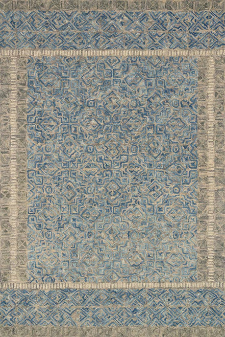 ED Ellen DeGeneres Crafted by Loloi Boceto BOC-02 Grey Denim Rug