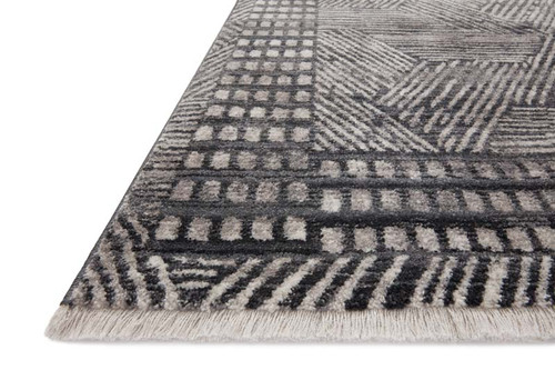 ED Ellen DeGeneres Crafted by Loloi Melrose MEL-01 Charcoal Stone Rug