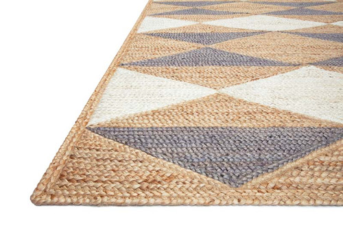 ED Ellen DeGeneres Crafted by Loloi Redondo REO-04 Natural Grey Rug