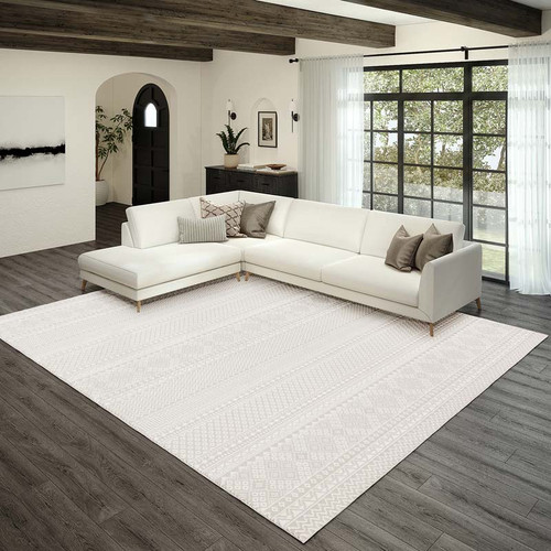 Addison Ansley AAS32 Oyster Rug x Dalyn