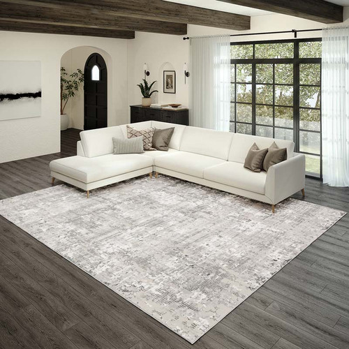 Addison Ansley AAS33 Gray Rug x Dalyn