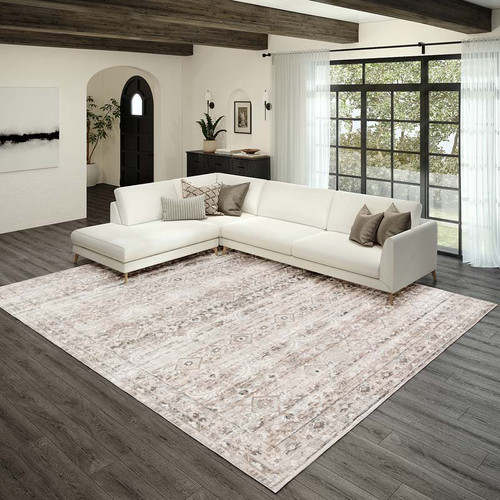 Addison Ansley AAS37 Tan Rug