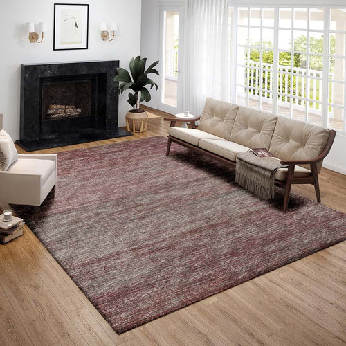 Addison Marston AMA31 Burgundy Rug x Dalyn