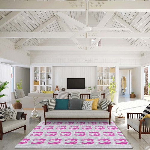 Addison Surfside ASR45 Pink Rug x Dalyn