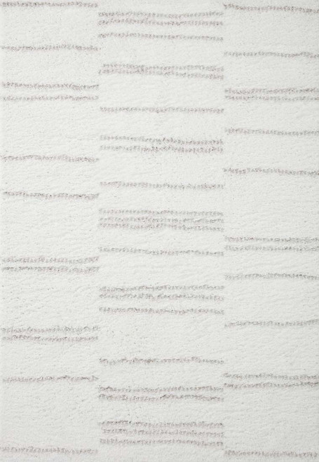 Loloi II Bliss Shag BLS-02 White Grey Rug