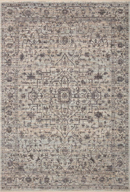 Loloi II Sorrento SOR-01 Mist Charcoal Rug