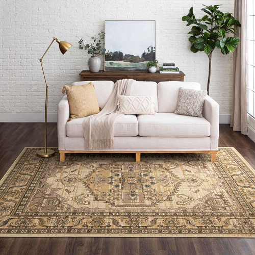 Karastan Bedouin 92598 10034 Aghstafa Gold Rug