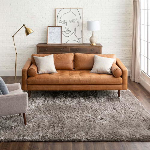 Karastan Billow Shag R1148 318 Billow Shag Taupe Rug