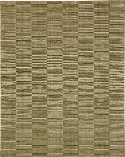 Karastan Bobby Berk Broken Stripe R1091 214 Broken Stripe Moss Rug