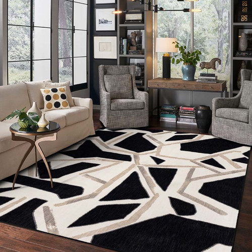 Karastan Rendition by Stacy Garcia Home 92397 90166 Zagoria Soot Rug