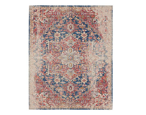 Karastan Zula R1176 4365 Massawa Red Multi Rug