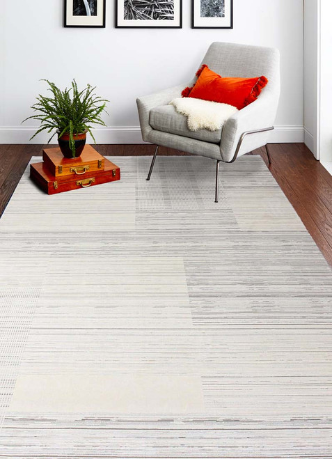 Bashian Allure A161-ALR132 Ivory Grey Rug