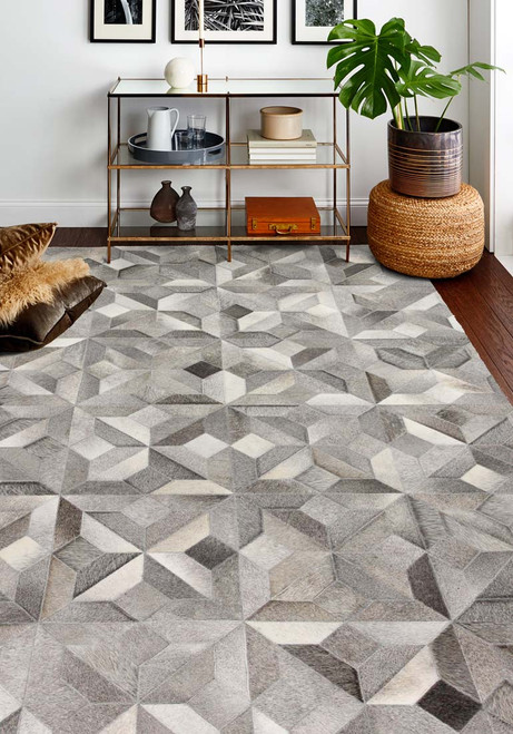 Bashian Santa Fe H112-H40 Grey Rug