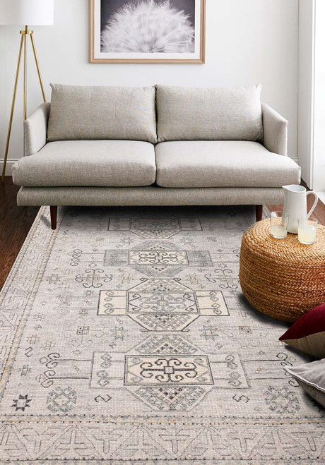 Bashian Impressions I166-NH211 Grey Rug