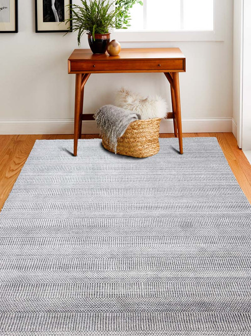 Bashian Matrix M144-BMA Silver Rug