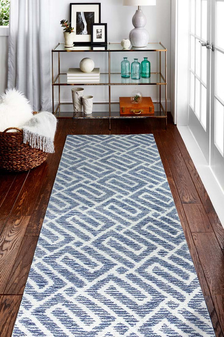 Bashian Venezia R120-CL201 Ivory Blue Rug