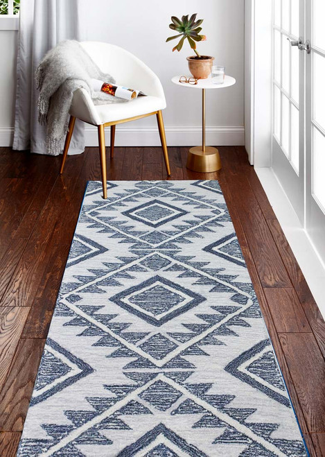 Bashian Venezia R120-CL210 Beige Blue Rug