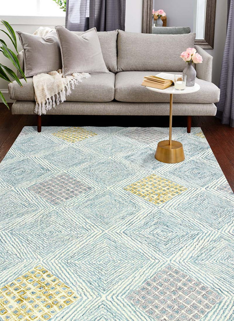 Bashian Venezia R120-CL213 Teal Rug