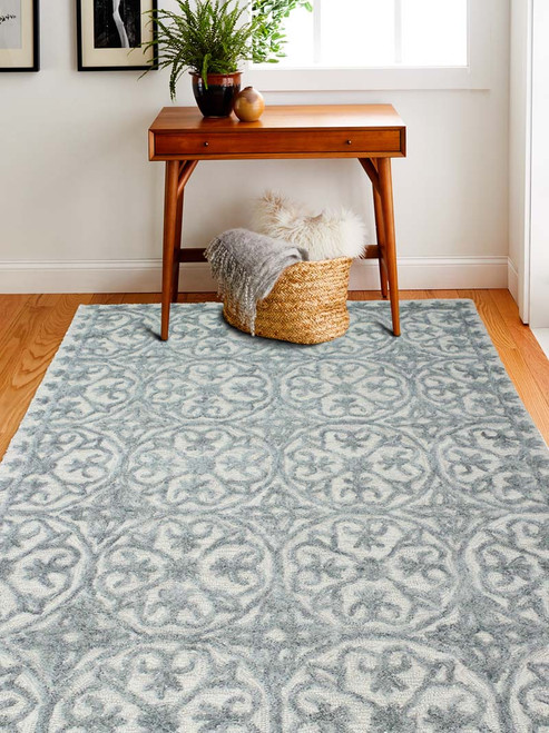 Bashian Verona R130-LC157 Ivory Slate Rug