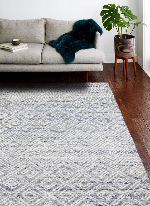 Bashian Verona R130-LC159 Blue Rug