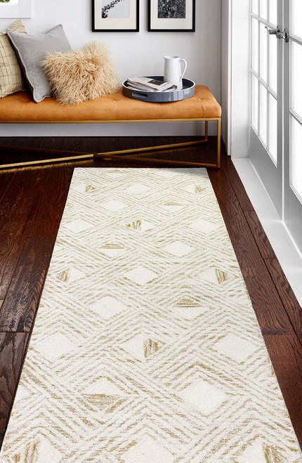 Bashian Verona R130-LC161 Ivory Gold Rug