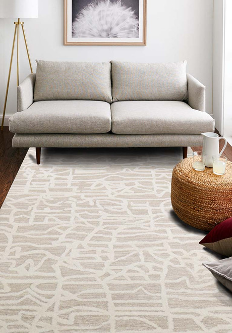 Bashian Verona R130-LC177 Beige Rug