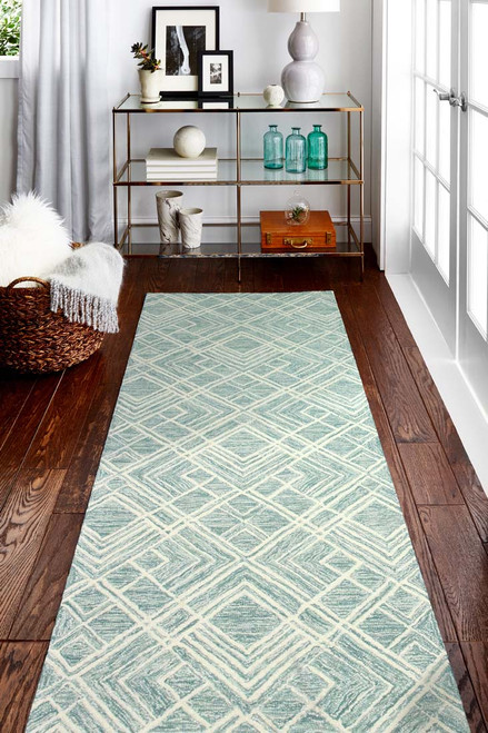 Bashian Valencia R131-AL126 Teal Rug