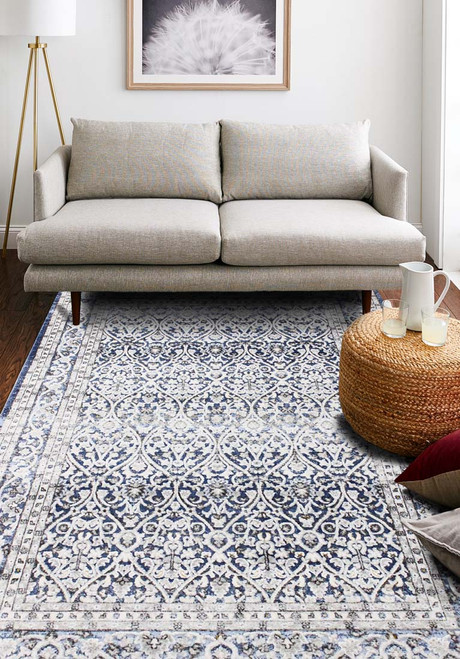 Bashian Sevilla S234-SV2011 Blue Rug