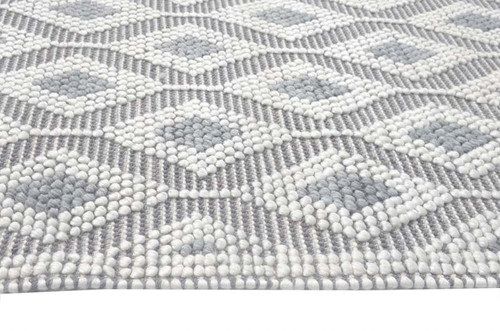 Kas Chloe 7723 Ivory Grey Trellis Rug