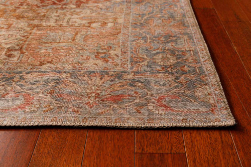 Kas London 4801 Rust Blue Serena Rug