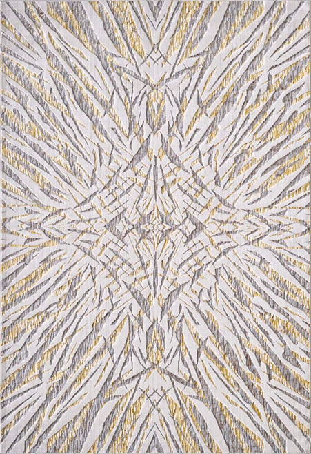 Kas Luna 7146 Ivory Gold Illusions Rug