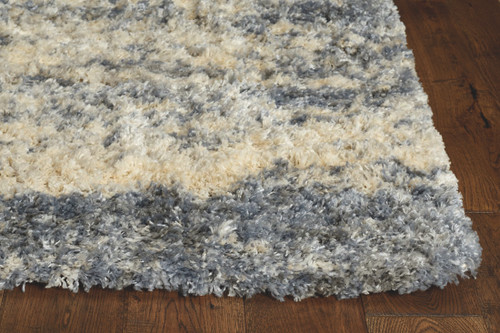 Kas Merino 6714 Ivory Blue Landscapes Rug