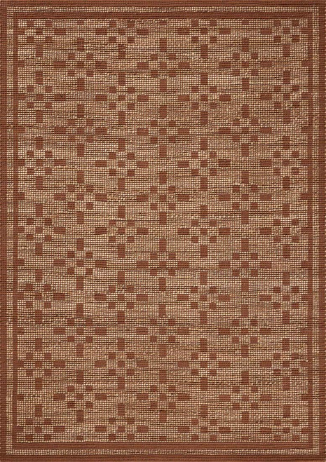 Chris Loves Julia x Loloi Judy JUD-07 Natural Spice Rug