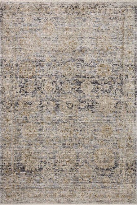 Jean Stoffer x Loloi Katherine KES-02 Charcoal Gold Rug