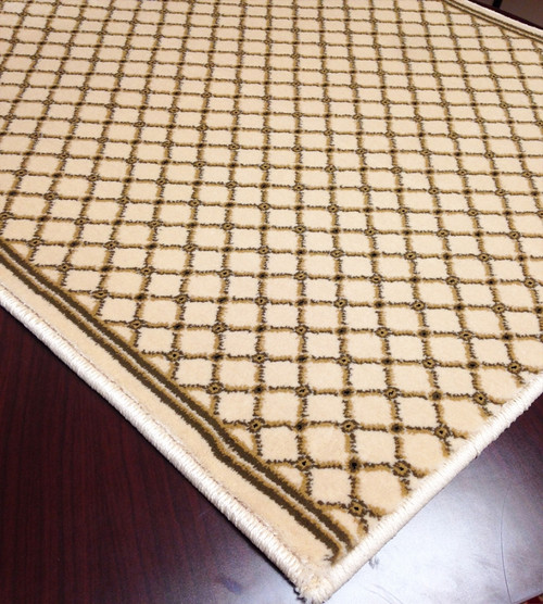 Cersei 2028IV Vintage Trellis Ivory Carpet Hallway and Stair Runner - 26" x 12 ft