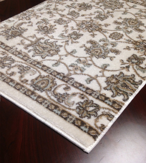 Pisa 1780 Bone Carpet Hallway and Stair Runner - 30" x 11 ft